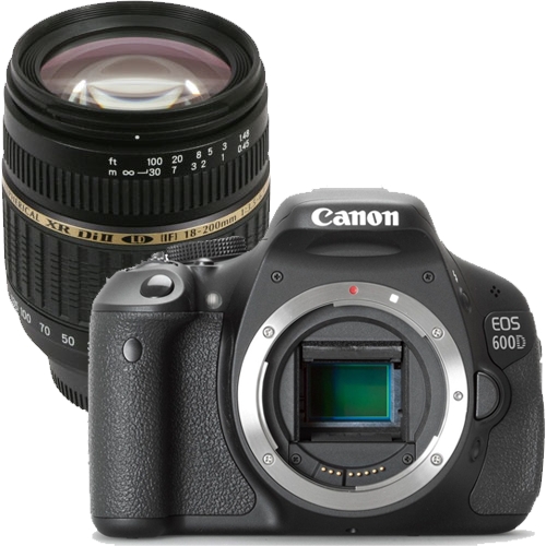 Canon SLR EOS 600D + עדשה  AF18-200 mm