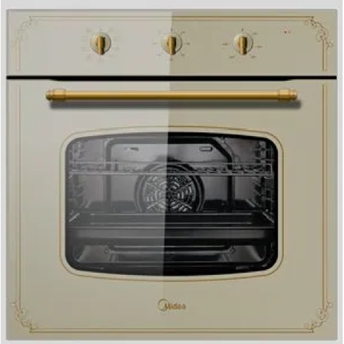 תנור בנוי דגם 65M90M1 מידאה MIDEA רטרו שמנת