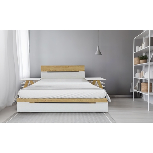 מיטה מעוצבת 7048 + 2 שידות תואמות מבית אולימפיה