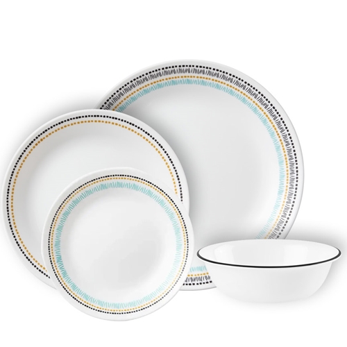 סט צלחות קורל 48 חלקים ל 12 סועדים דגם Paloma