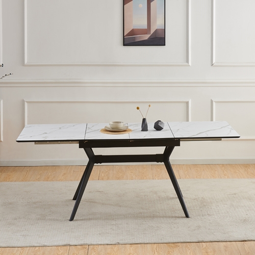 שולחן אוכל נפתח דגם סנטוריני 120 HOME DECOR