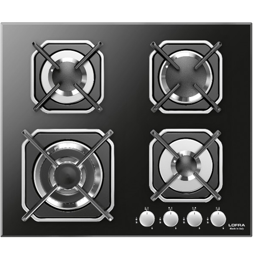 כיריים גז 4 ראשים כולל להבת טורבו דגם LOFRA HGN6G0