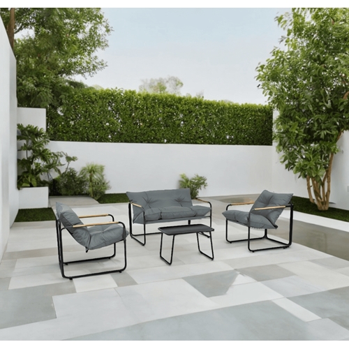 פינת ישיבה דגם הוואי שחור SHTIBAY