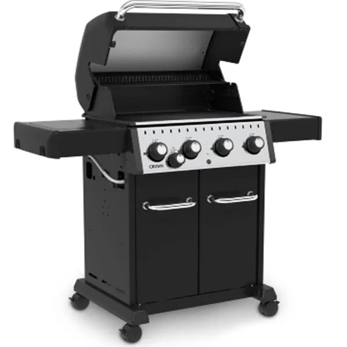גריל גז 4 מבערים עם כירת צד Broil King Crown 440
