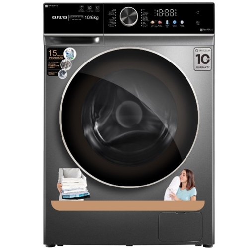 מכונת כביסה ומייבש 10/6 ק"ג AIWA AI-106KGT800