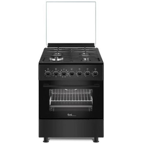 תנור 60 ס"מ רוחב משולב כיריים גז דגם SOL SLB66MFT