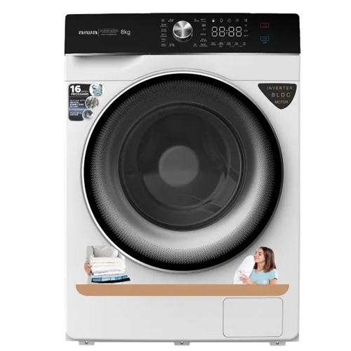 מכונת כביסה 8 ק"ג AIWA AI80-F145083PIDC03 לבן