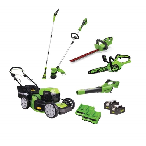 סט 6 כלים מקצועי לטיפוח הגינה GREENWORKS