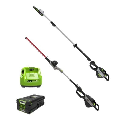 סט גינון מקצועי כולל מטען וסוללות GREENWORKS