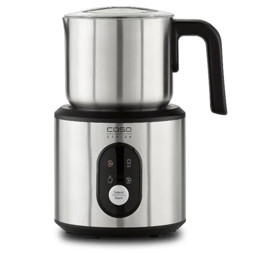 מקציף חלב מקצועי קר וחם CASO Crema &amp; Choco Inox