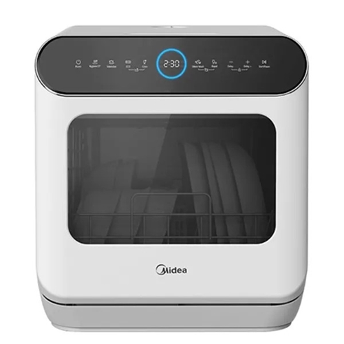 מדיח כלים קומפקטי על השיש דגם MIDEA WQP4-W2605 לבן