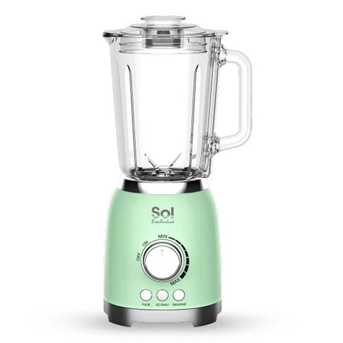 בלנדר זכוכית 1.5 ליטר דגם SL-7604 סול SOL צבע ירוק