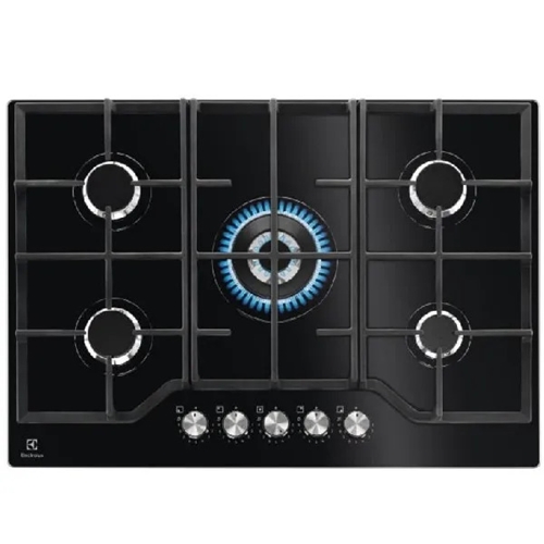 כיריים גז זכוכית 75 ס"מ Electrolux KGG75362K שחור