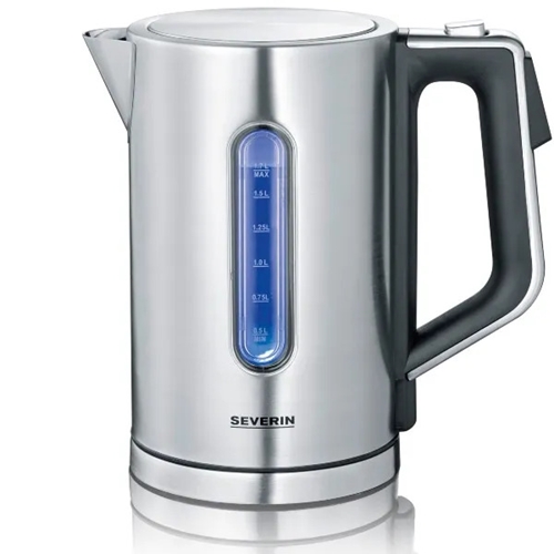 קומקום חשמלי דיגיטלי דגם SEVERIN WK3418 נירוסטה