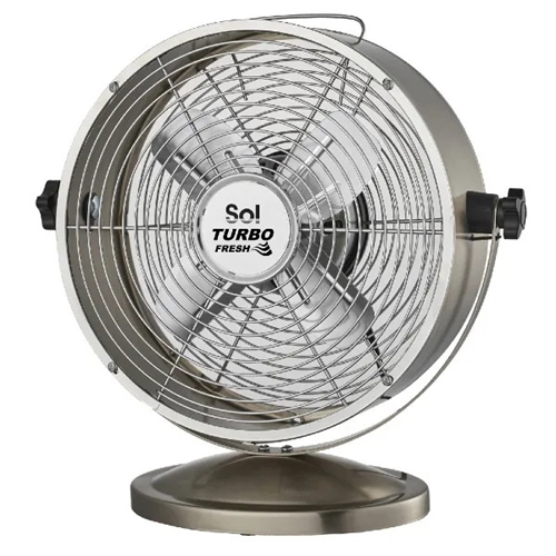 מאוורר שולחני "8 RETRO דגם SL-5303 סול SOL נירוסטה