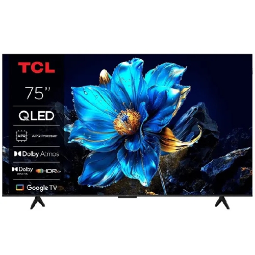 טלוויזיה חכמה "75 דגם TCL 4K QLED GOOGLE TV 75P7K