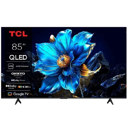 טלוויזיה חכמה "85 דגם TCL 4K QLED GOOGLE TV 85P7K