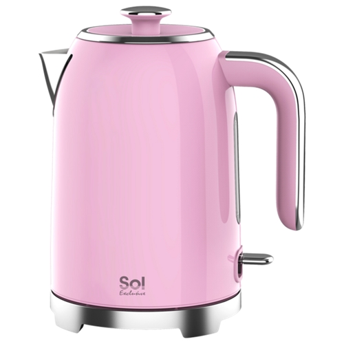 קומקום חשמלי נשלף 1.7 ליטר דגם SOL SL-7001 ורוד