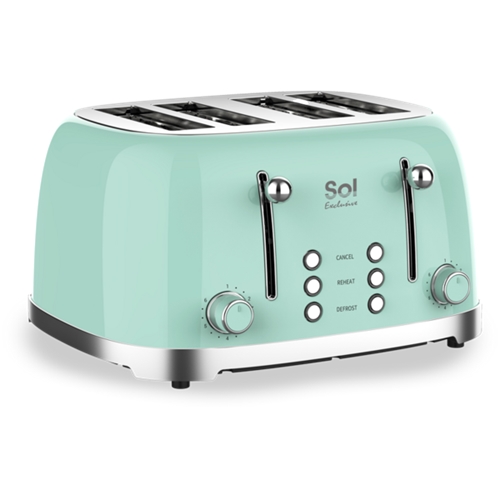 מצנם 4 פרוסות דגם SL-7408 סול SOL ירוק