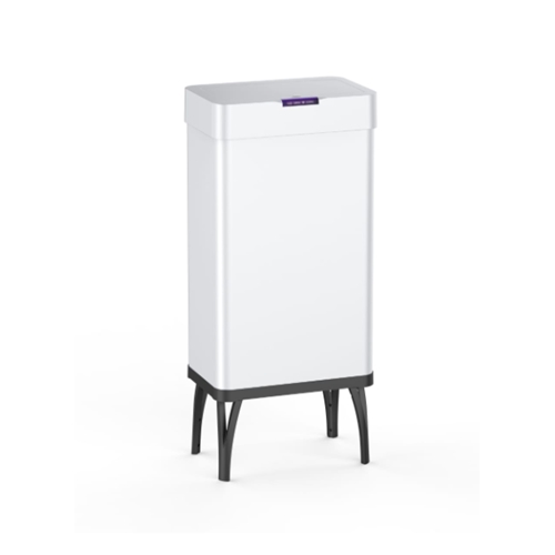 פח מעוצב לבן עם חיישן 70 ליטר ARPO