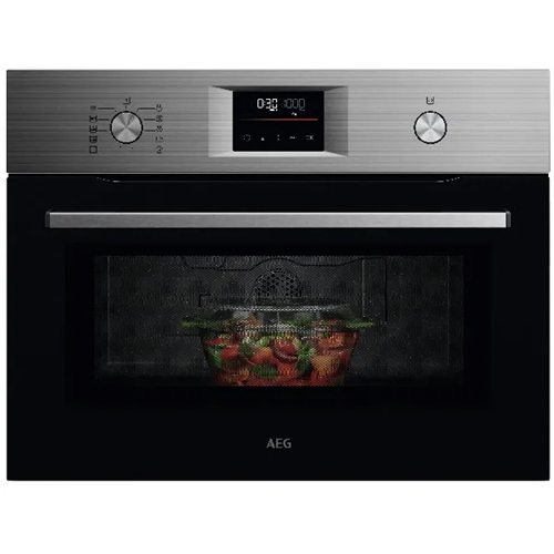 מיקרוגל בנוי משולב גריל AEG ACM51401M נירוסטה