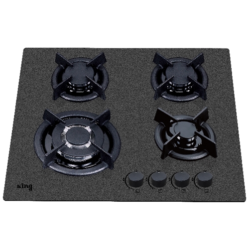 כיריים גז 4 להבות 60 ס‘‘מ דגם KGH4001GBM קינג KING