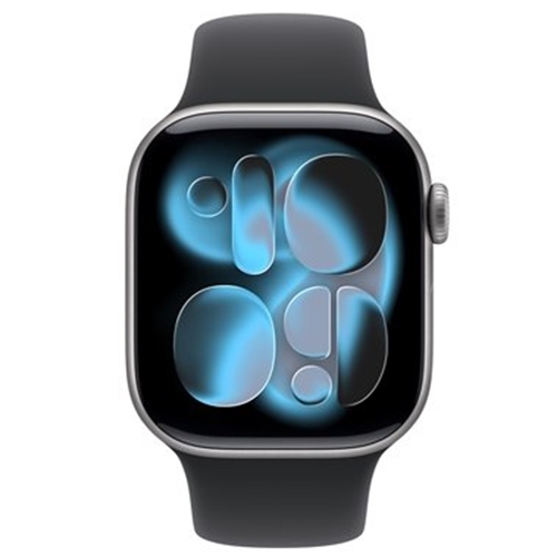 שעון Apple 11 Cell 46mm Grey.Alu + Black Band S/M