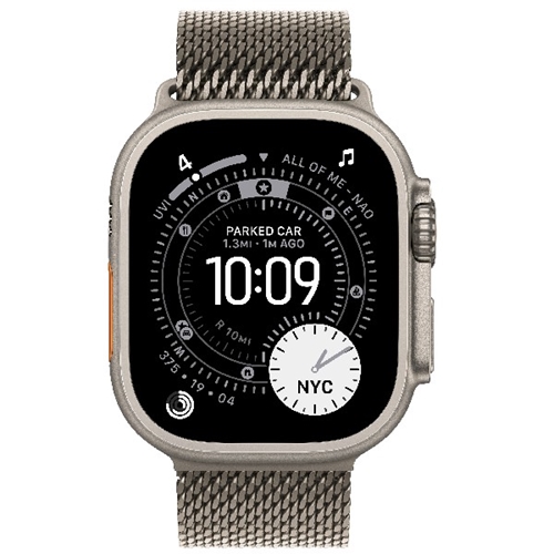 שעון Apple Ultra 3 Cell 49mm Titan + Titan Loop M
