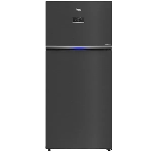 מקרר מקפיא עליון 630 ליטר BEKO RDNE6543XR מושחרת