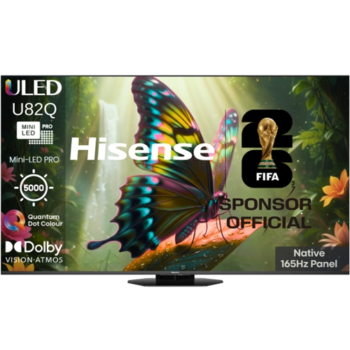 טלוויזיה "65 Mini LED PRO 4K דגם HISENSE 65U82Q