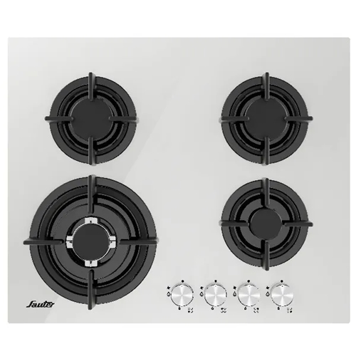 כיריים גז 4 להבות 60 ס"מ SAUTER SHG318W לבנה