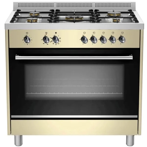 תנור משולב כיריים גז 90 ס"מ SAUTER SOC9070CR קרם