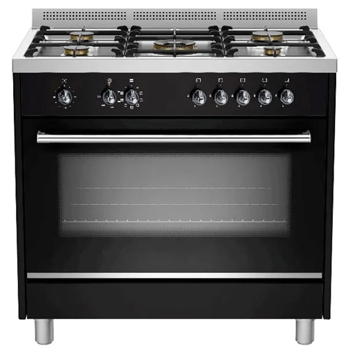 תנור משולב כיריים גז 90 ס"מ SAUTER SOC9070B שחור