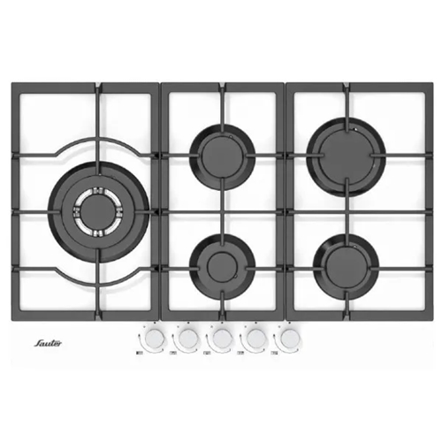 כיריים זכוכית קריסטלית 75 ס"מ SAUTER SHG7506W לבן