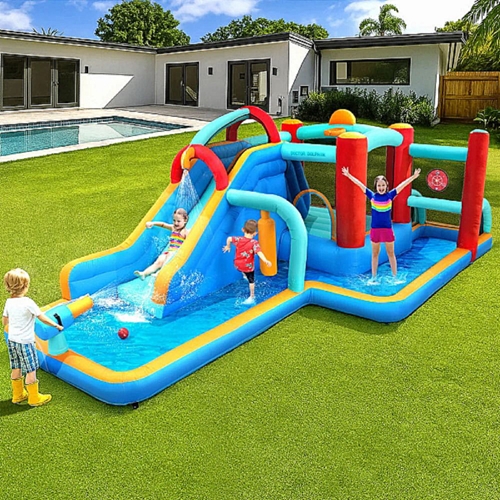 מתנפח מים עם מגלשה דגם Doctor Dolphin DD-73021