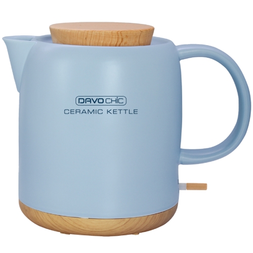 קומקום קרמי 1 ליטר דגם Davo DCK270 כחול