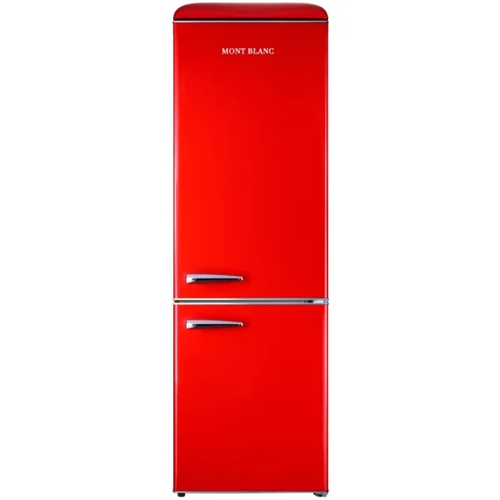 מקרר מקפיא תחתון 300 ליטר MONT BLANC MBR-410DF-RED