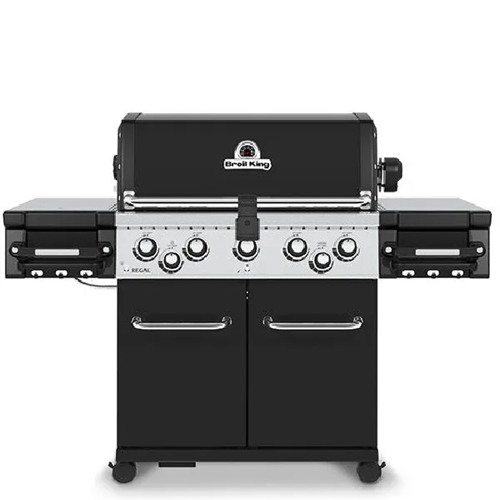 גריל גז 5 מבערים כולל כירת צד BROIL KING RIGAL 590