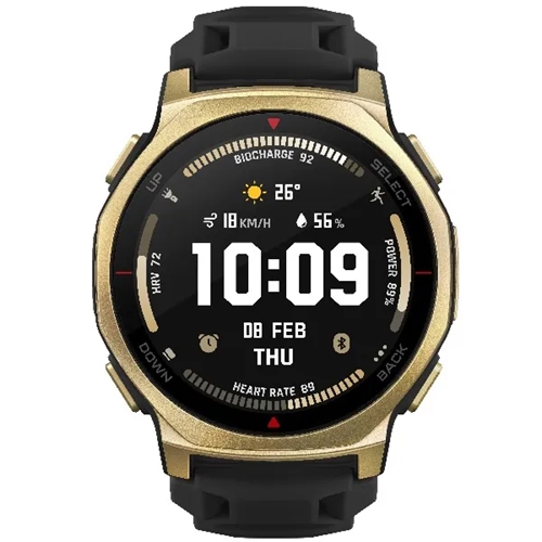 שעון חכם 44mm דגם AMAZFIT T-REX 3 PRO שחור זהב