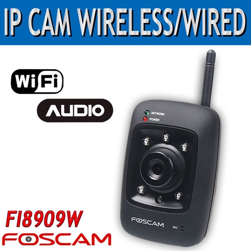 Foscam מצלמת IP אלחוטית משולבת ראיית לילה