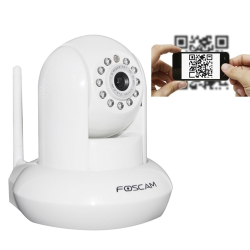 מצלמת IP אלחוטית ומתכווננת עם ראיית לילה FI9821P
