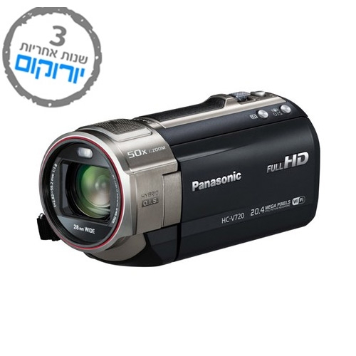 מצלמת וידאו דיגיטאלית דגם HCV720 מבית Panasonic 168789 P1000