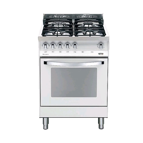 תנור אפייה משולב 4 מבערים LOFRA דגם MSB66MF/CI לבן