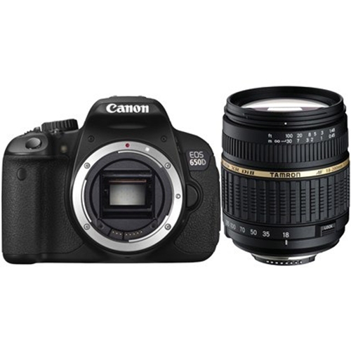 Canon SLR EOS 650D  + עדשה Tamron 18-200