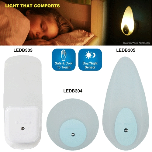 מנורות לילה + חיישן יום/לילה לכיבוי אוטומטי