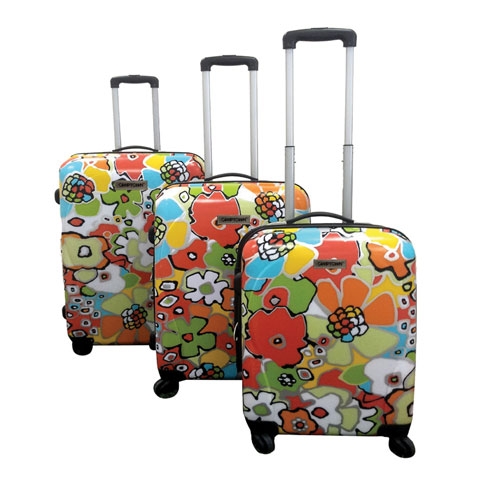 סט 3 מזוודות טרולי מעוצבות דגם Picasso