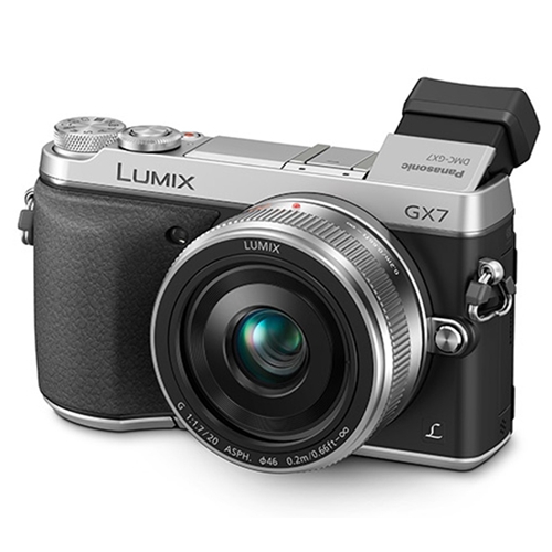 מצלמת מירורלס  דגם LUMIX DMC GX7 אפשרות לעדשות