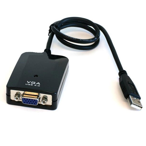 מתאם וידאו חיצוני VIDEOHOME USB 2.0 TO VGA