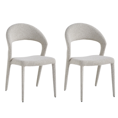 זוג כיסאות מעוצבים לפינת אוכל דגם קלרה HOME DECOR