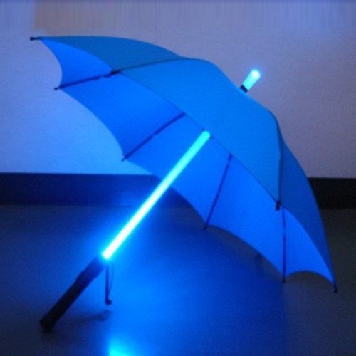 מטרייה עם תאורת לד בעלת 3 מצבי תאורה מושלם לחורף